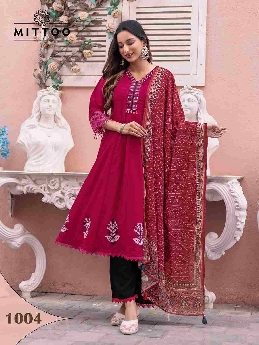 Baarati By Mittoo 1001 To 1004 Series Beautiful Festive Suits Colorful Stylish Fancy Casual Wear & Ethnic Wear Heavy Vichitra Dresses At Wholesale Price