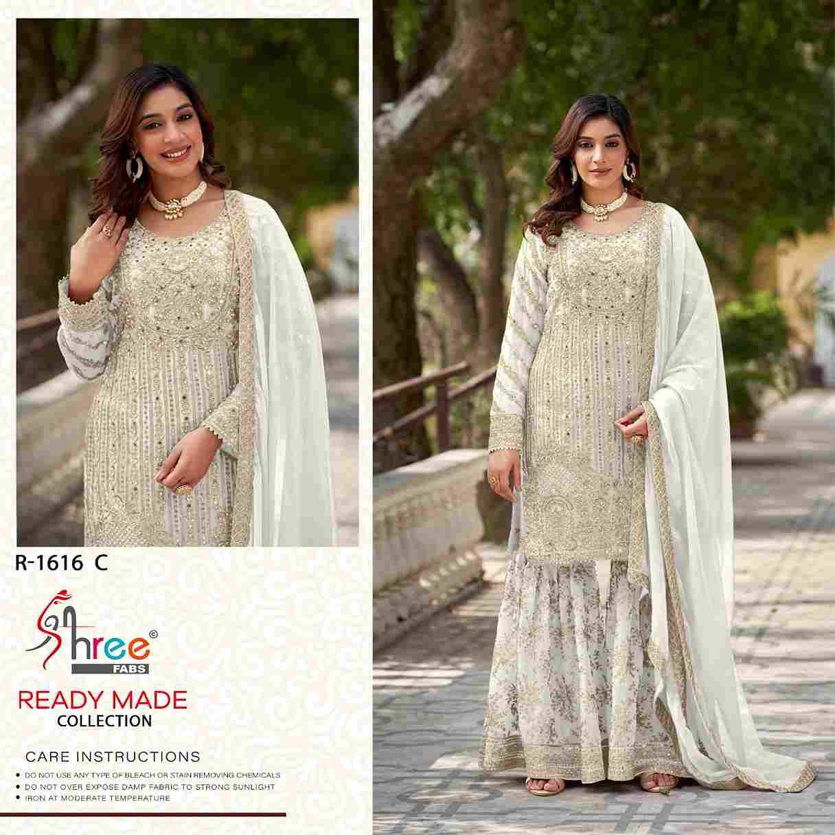 Shree Fabs Hit Design R-1616 Colours By Shree Fabs R-1616-A To R-1616-D Series Designer Pakistani Suits Collection Beautiful Stylish Fancy Colorful Party Wear & Occasional Wear Chiffon Dresses At Wholesale Price