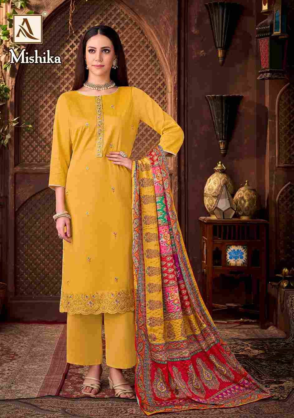 Mishika By Alok Suit 1784-001 To 1784-006 Series Beautiful Festive Suits Colorful Stylish Fancy Casual Wear & Ethnic Wear Pure Jam Dresses At Wholesale Price