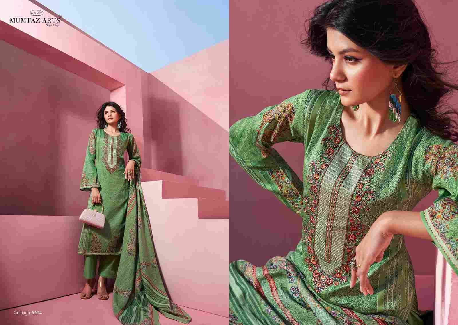 Gulbagh By Mumtaz Arts 9901 To 9906 Series Beautiful Festive Suits Colorful Stylish Fancy Casual Wear & Ethnic Wear Pure Jam Satin Print With Work Dresses At Wholesale Price