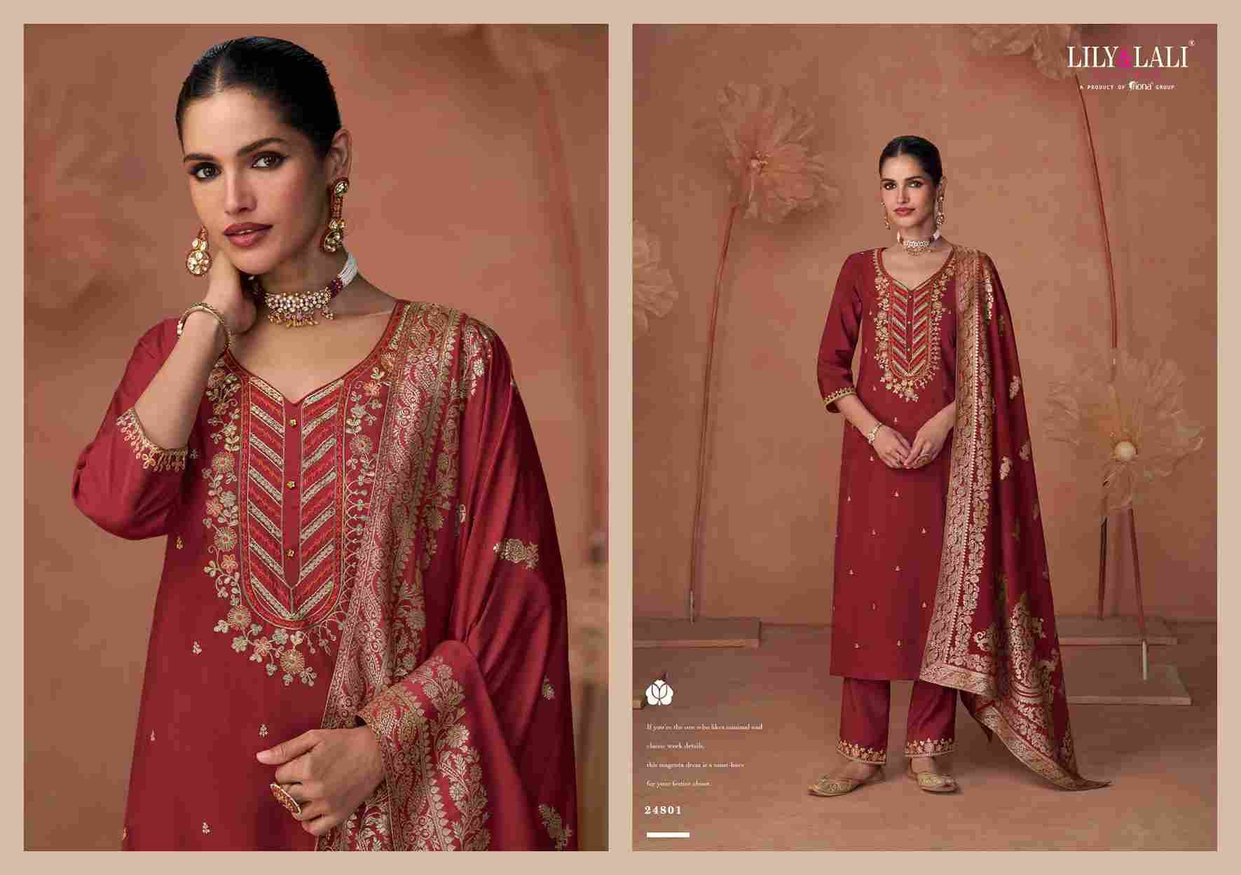 Shiny By Lily And Lali 24801 To 24806 Series Beautiful Festive Suits Colorful Stylish Fancy Casual Wear & Ethnic Wear Viscose Cotton Dresses At Wholesale Price