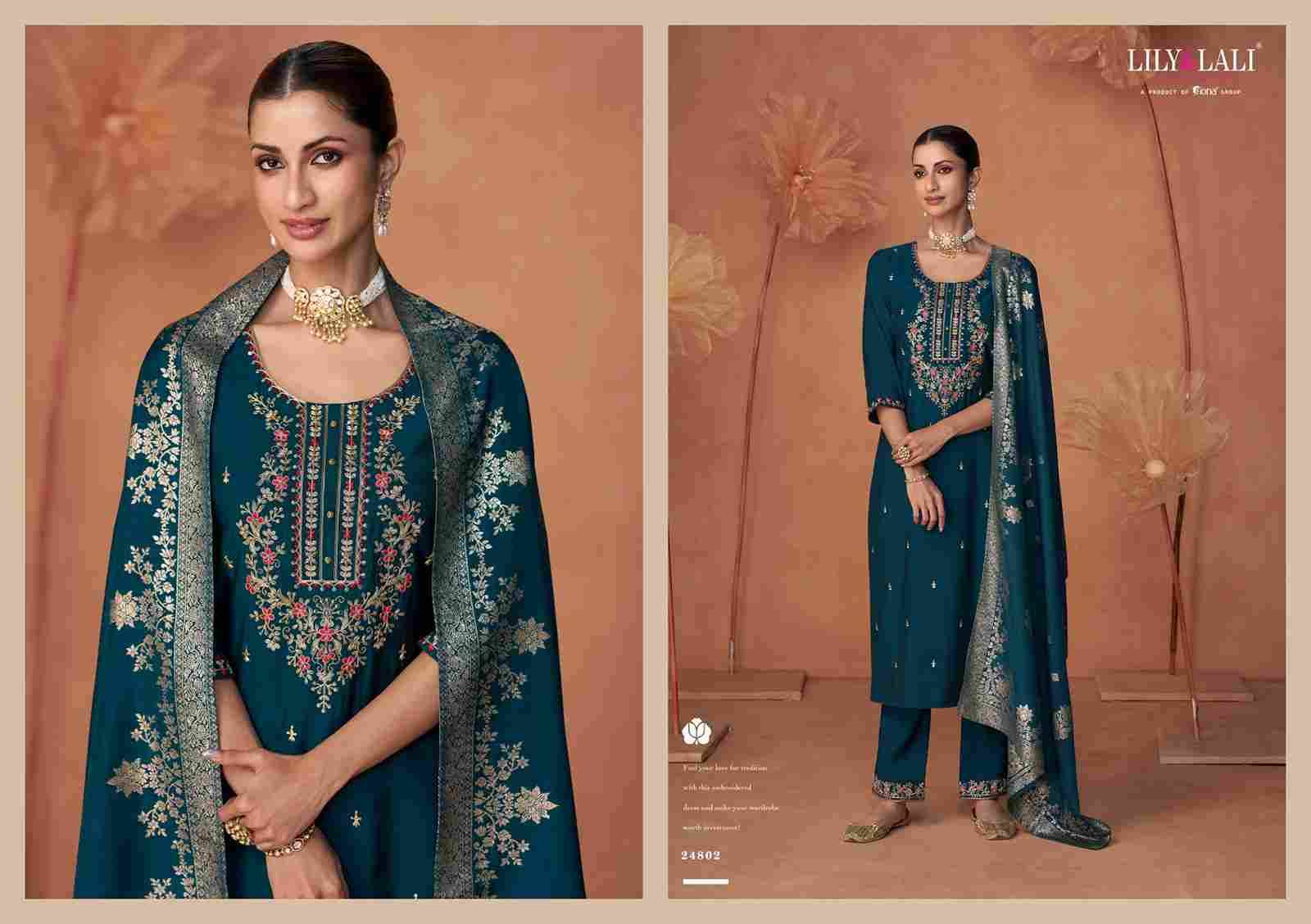 Shiny By Lily And Lali 24801 To 24806 Series Beautiful Festive Suits Colorful Stylish Fancy Casual Wear & Ethnic Wear Viscose Cotton Dresses At Wholesale Price