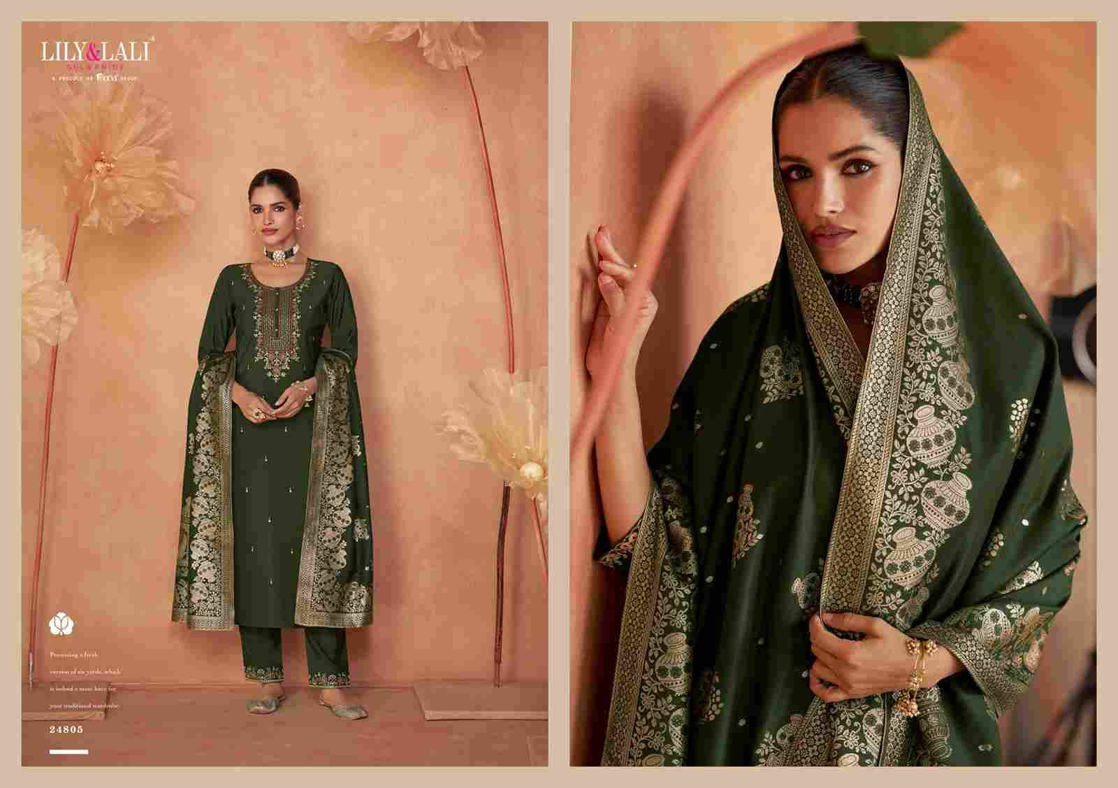 Shiny By Lily And Lali 24801 To 24806 Series Beautiful Festive Suits Colorful Stylish Fancy Casual Wear & Ethnic Wear Viscose Cotton Dresses At Wholesale Price