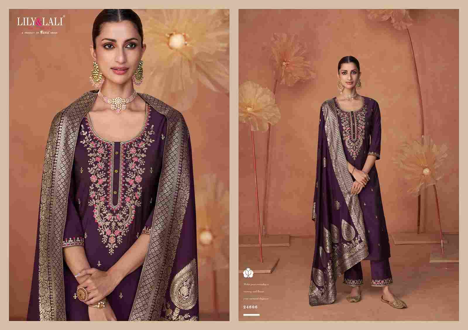 Shiny By Lily And Lali 24801 To 24806 Series Beautiful Festive Suits Colorful Stylish Fancy Casual Wear & Ethnic Wear Viscose Cotton Dresses At Wholesale Price