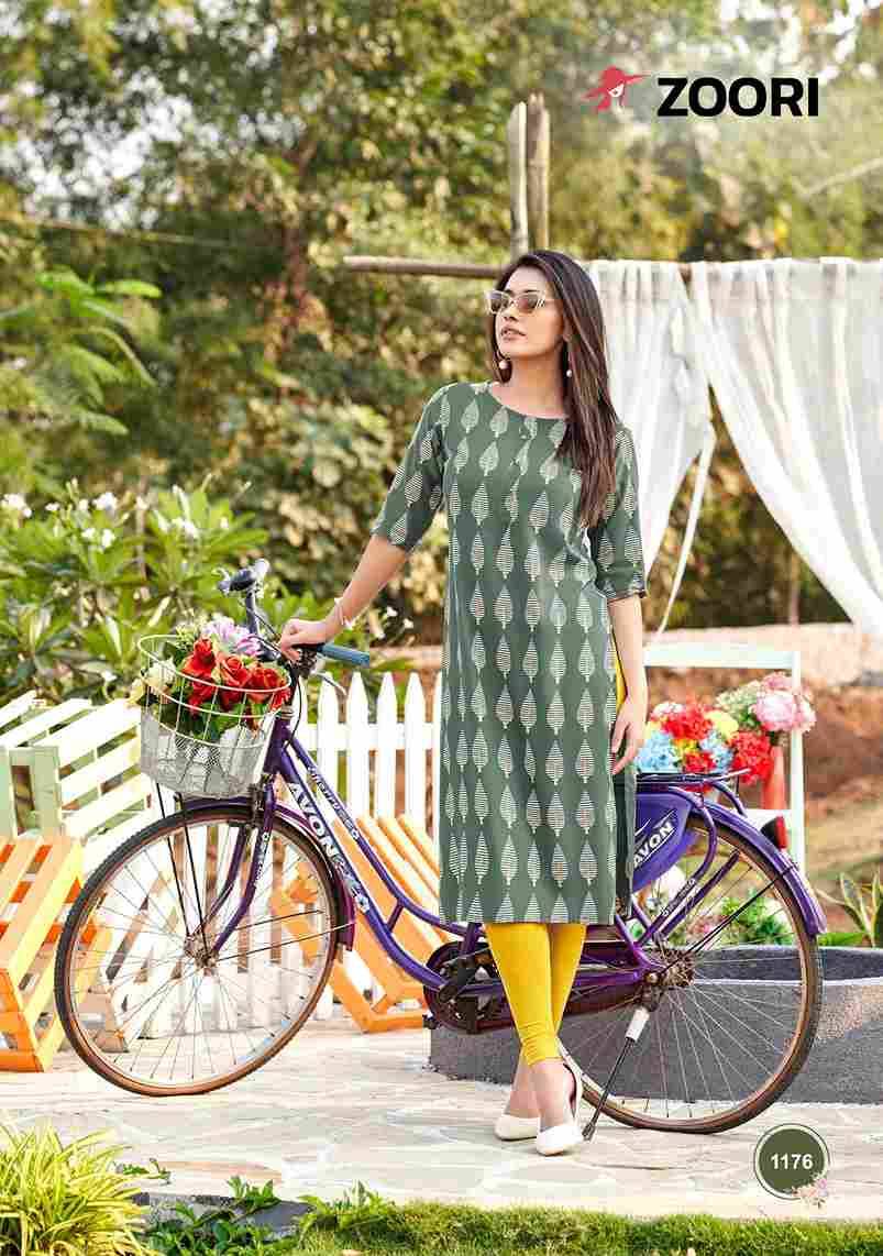 Akshara Vol-30 By Zoori 1176 To 1181 Series Designer Stylish Fancy Colorful Beautiful Party Wear & Ethnic Wear Collection Rayon Print Kurtis At Wholesale Price