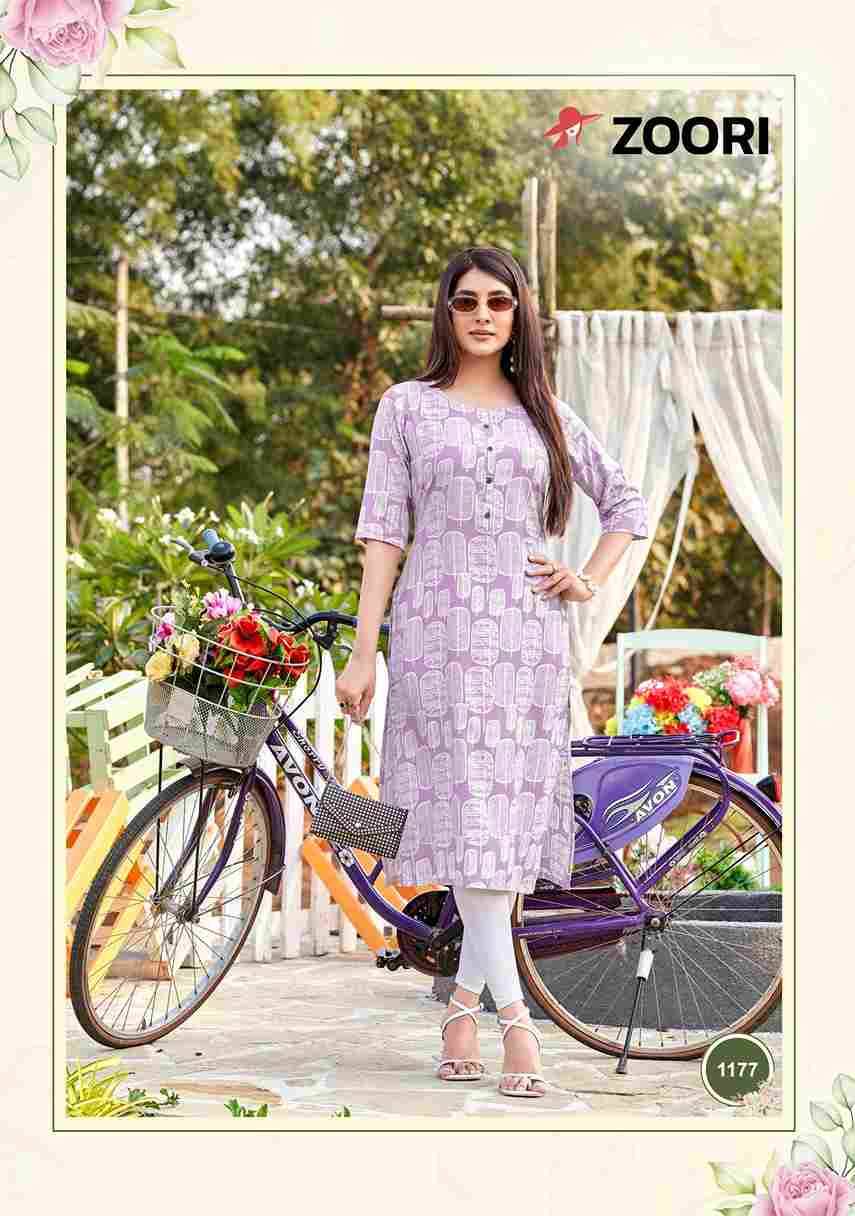 Akshara Vol-30 By Zoori 1176 To 1181 Series Designer Stylish Fancy Colorful Beautiful Party Wear & Ethnic Wear Collection Rayon Print Kurtis At Wholesale Price