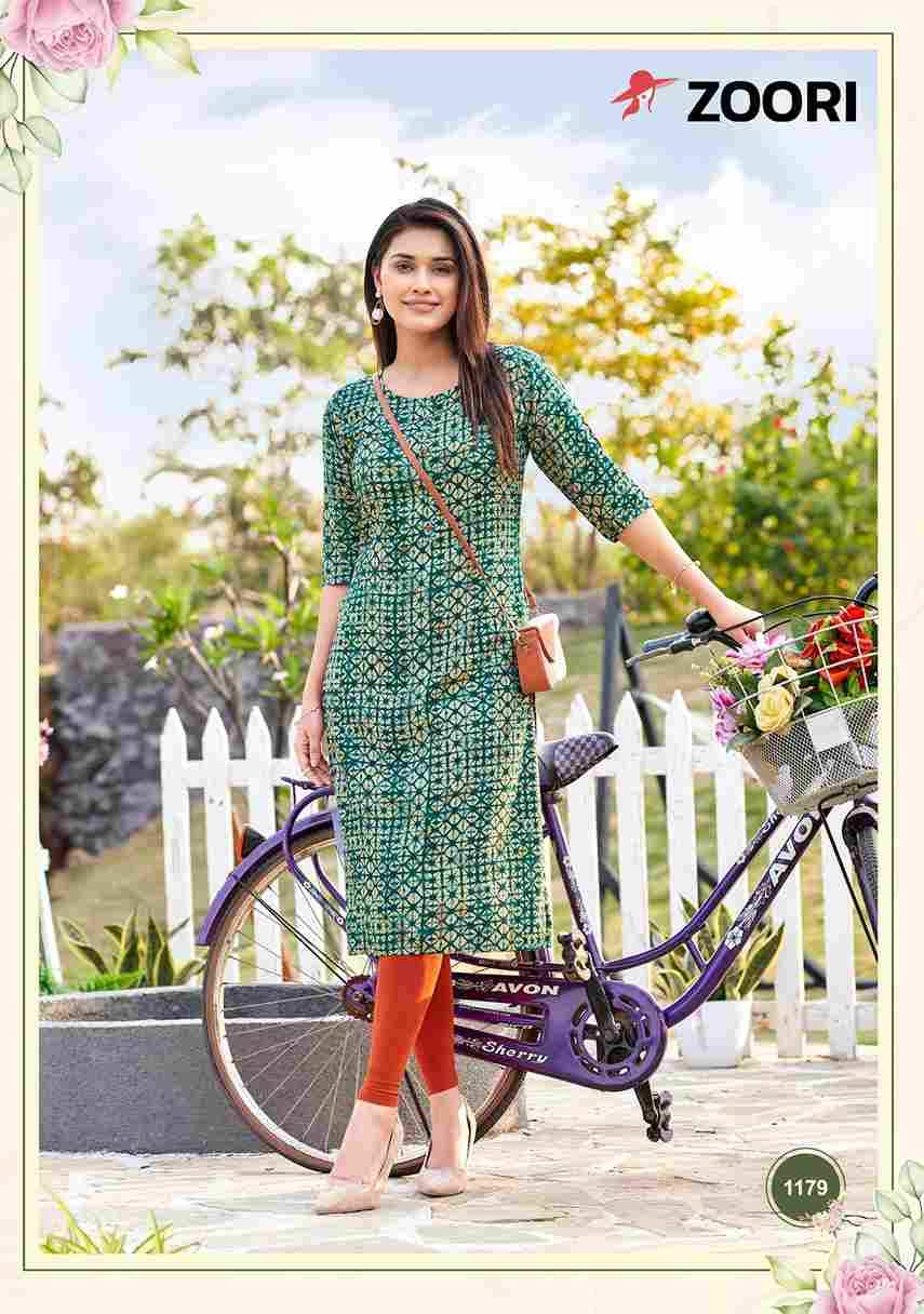 Akshara Vol-30 By Zoori 1176 To 1181 Series Designer Stylish Fancy Colorful Beautiful Party Wear & Ethnic Wear Collection Rayon Print Kurtis At Wholesale Price