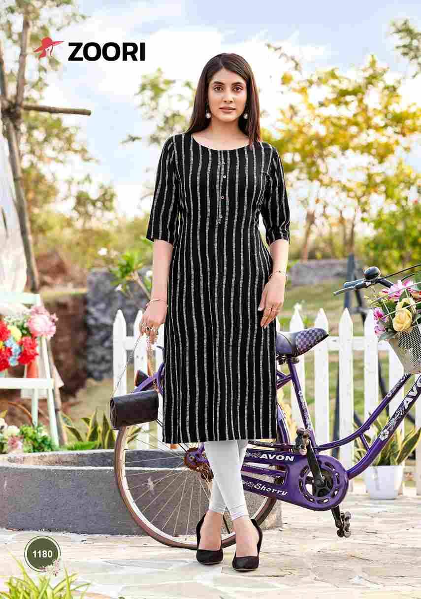 Akshara Vol-30 By Zoori 1176 To 1181 Series Designer Stylish Fancy Colorful Beautiful Party Wear & Ethnic Wear Collection Rayon Print Kurtis At Wholesale Price