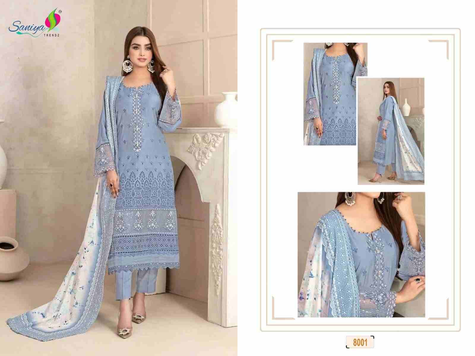 Rang Rasiya Vol-8 Nx By Saniya Trendz Beautiful Pakistani Suits Colorful Stylish Fancy Casual Wear & Ethnic Wear Cotton Embroidered Dresses At Wholesale Price