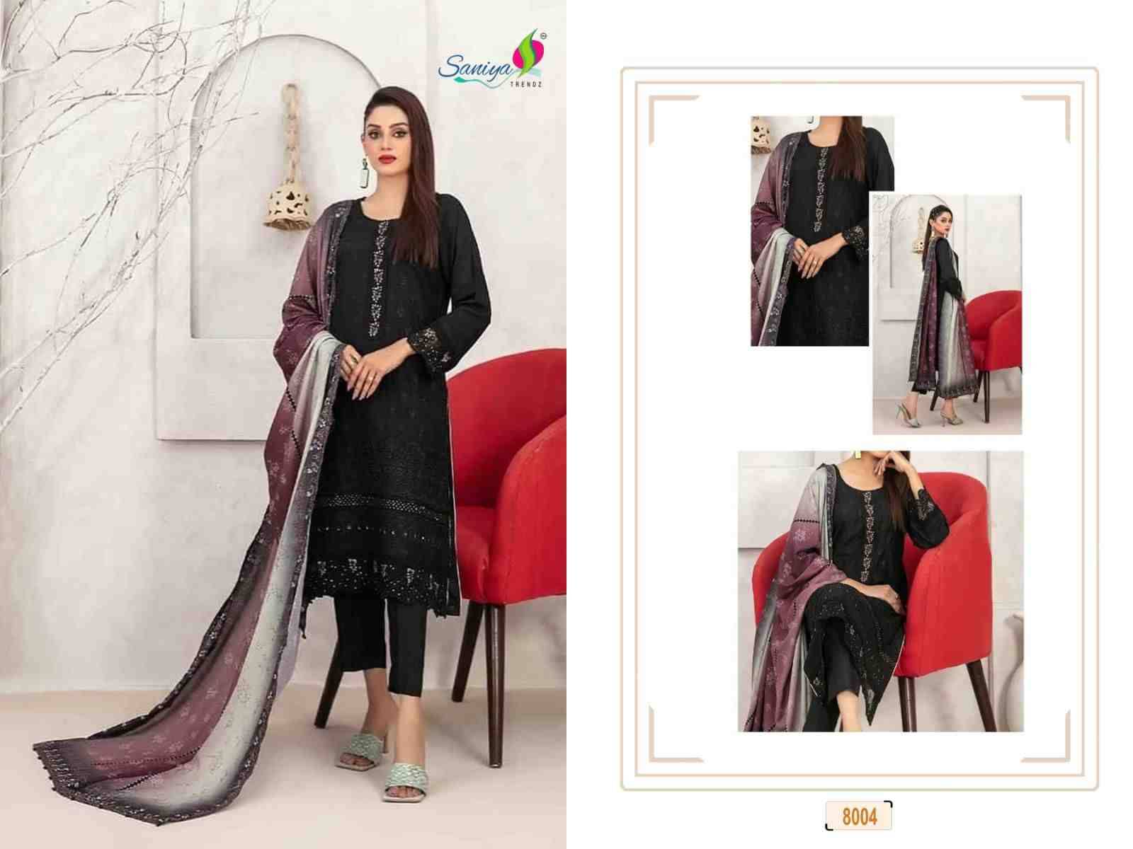 Rang Rasiya Vol-8 Nx By Saniya Trendz Beautiful Pakistani Suits Colorful Stylish Fancy Casual Wear & Ethnic Wear Cotton Embroidered Dresses At Wholesale Price