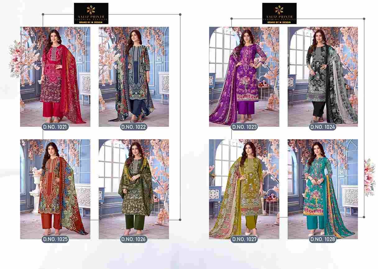 Signature By Aaliz Prints 1021 To 1028 Series Beautiful Festive Suits Stylish Fancy Colorful Casual Wear & Ethnic Wear Pure Cotton Digital Print Dresses At Wholesale Price