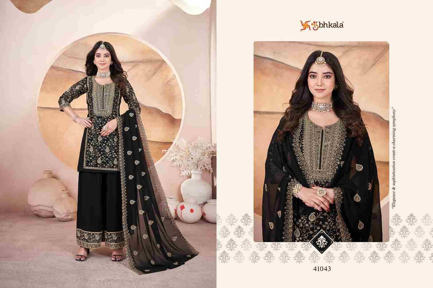 Gulzaar By Shubhkala 41041 To 41044 Series Beautiful Festive Suits Stylish Fancy Colorful Casual Wear & Ethnic Wear Georgette Dresses At Wholesale Price