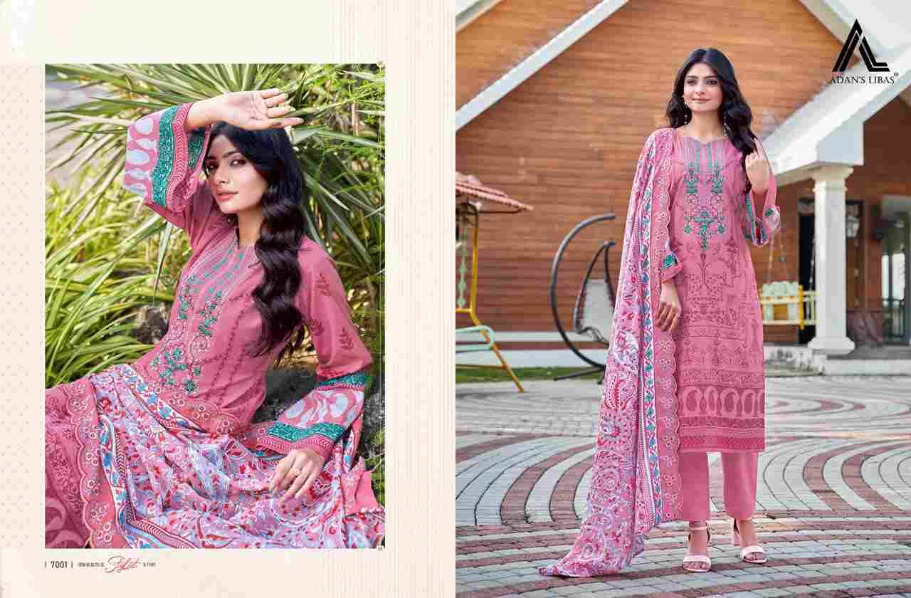 Guzarish Vol-7 By Adans Libas 7001 To 7008 Series Beautiful Festive Suits Stylish Fancy Colorful Casual Wear & Ethnic Wear Cambric Cotton Print Dresses At Wholesale Price