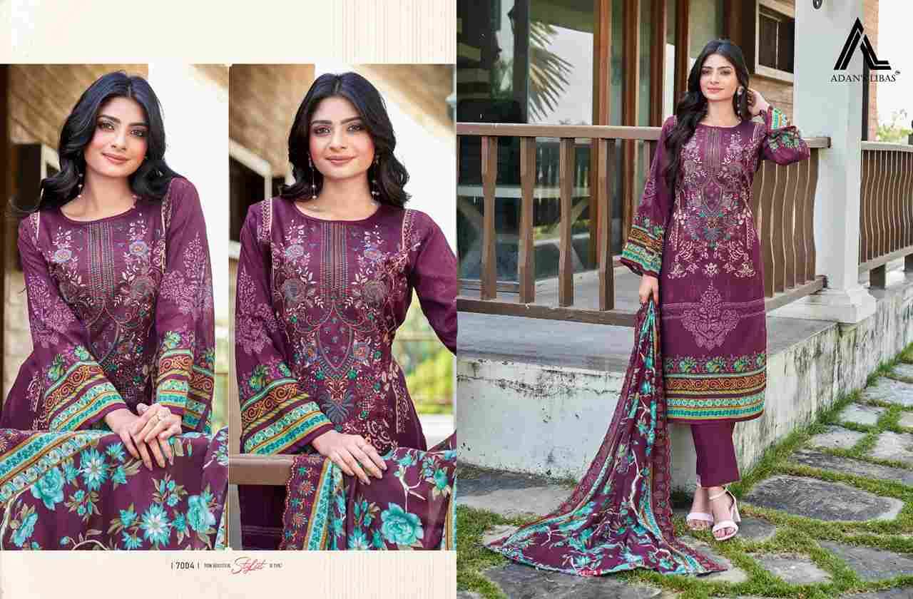 Guzarish Vol-7 By Adans Libas 7001 To 7008 Series Beautiful Festive Suits Stylish Fancy Colorful Casual Wear & Ethnic Wear Cambric Cotton Print Dresses At Wholesale Price