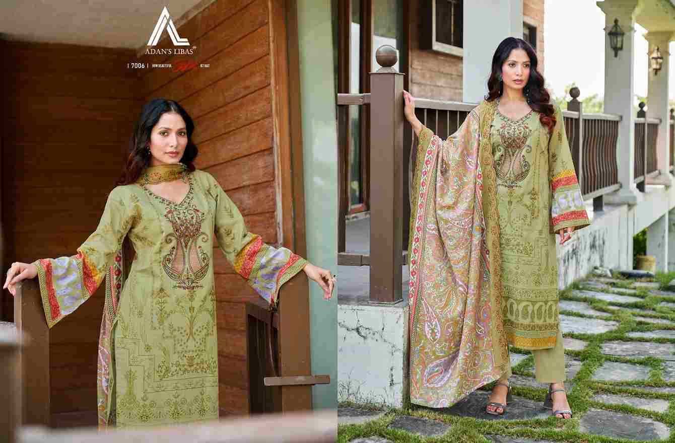 Guzarish Vol-7 By Adans Libas 7001 To 7008 Series Beautiful Festive Suits Stylish Fancy Colorful Casual Wear & Ethnic Wear Cambric Cotton Print Dresses At Wholesale Price