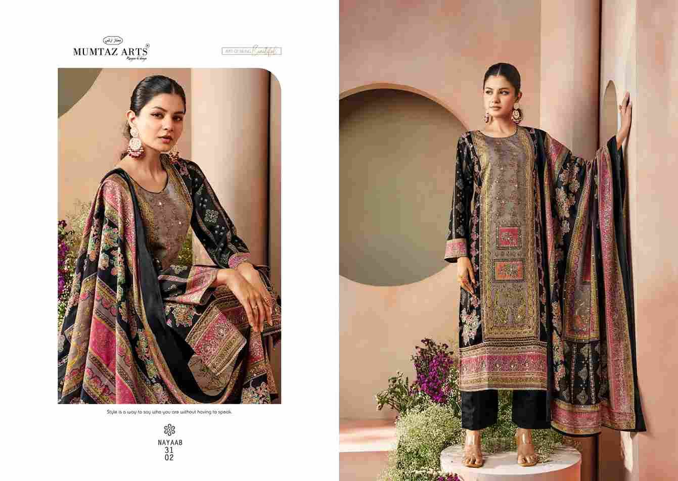 Nayaab Vol-4 By Mumtaz Arts 3101 To 3106 Series Beautiful Festive Suits Colorful Stylish Fancy Casual Wear & Ethnic Wear Viscose Muslin Print Dresses At Wholesale Price