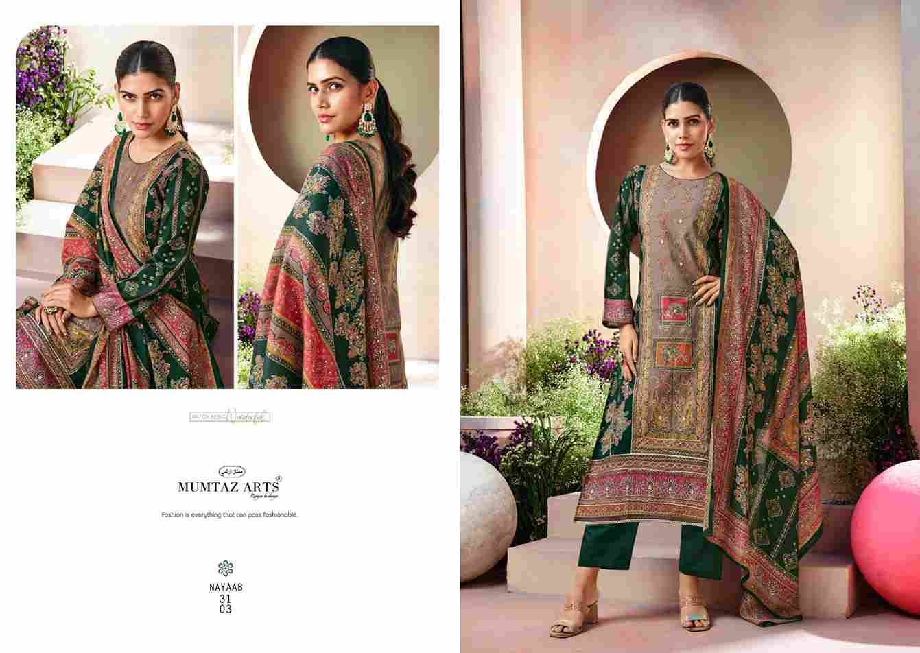 Nayaab Vol-4 By Mumtaz Arts 3101 To 3106 Series Beautiful Festive Suits Colorful Stylish Fancy Casual Wear & Ethnic Wear Viscose Muslin Print Dresses At Wholesale Price