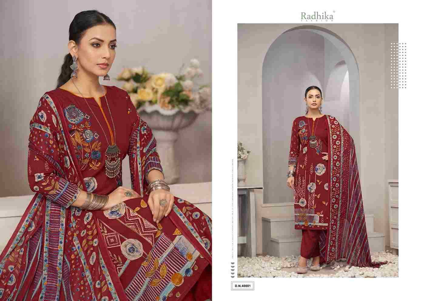 Shajiya By Azara 40001 To 40004 Series Beautiful Festive Suits Stylish Fancy Colorful Casual Wear & Ethnic Wear Pure Lawn Cotton Dresses At Wholesale Price