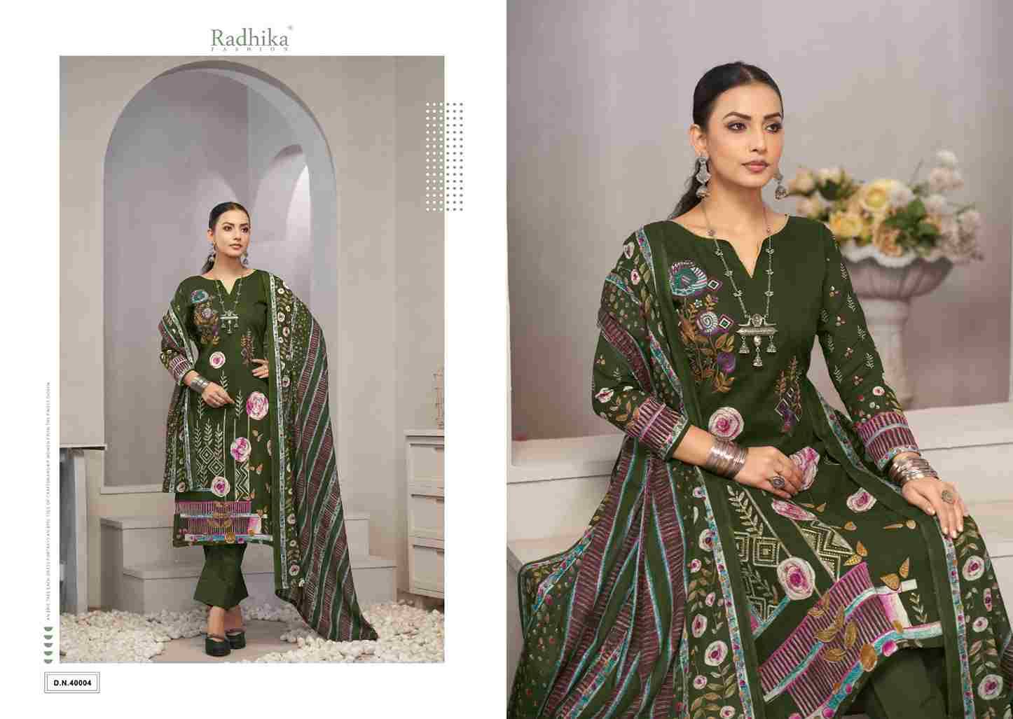 Shajiya By Azara 40001 To 40004 Series Beautiful Festive Suits Stylish Fancy Colorful Casual Wear & Ethnic Wear Pure Lawn Cotton Dresses At Wholesale Price