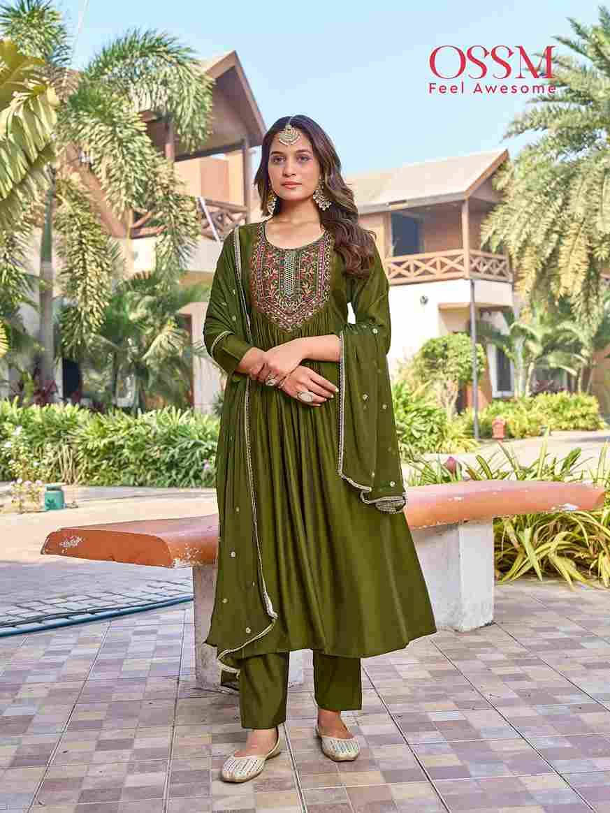 Rutbaa By Ossm 1001 To 1006 Series Beautiful Stylish Festive Suits Fancy Colorful Casual Wear & Ethnic Wear & Ready To Wear Pure Viscose Silk Dresses At Wholesale Price