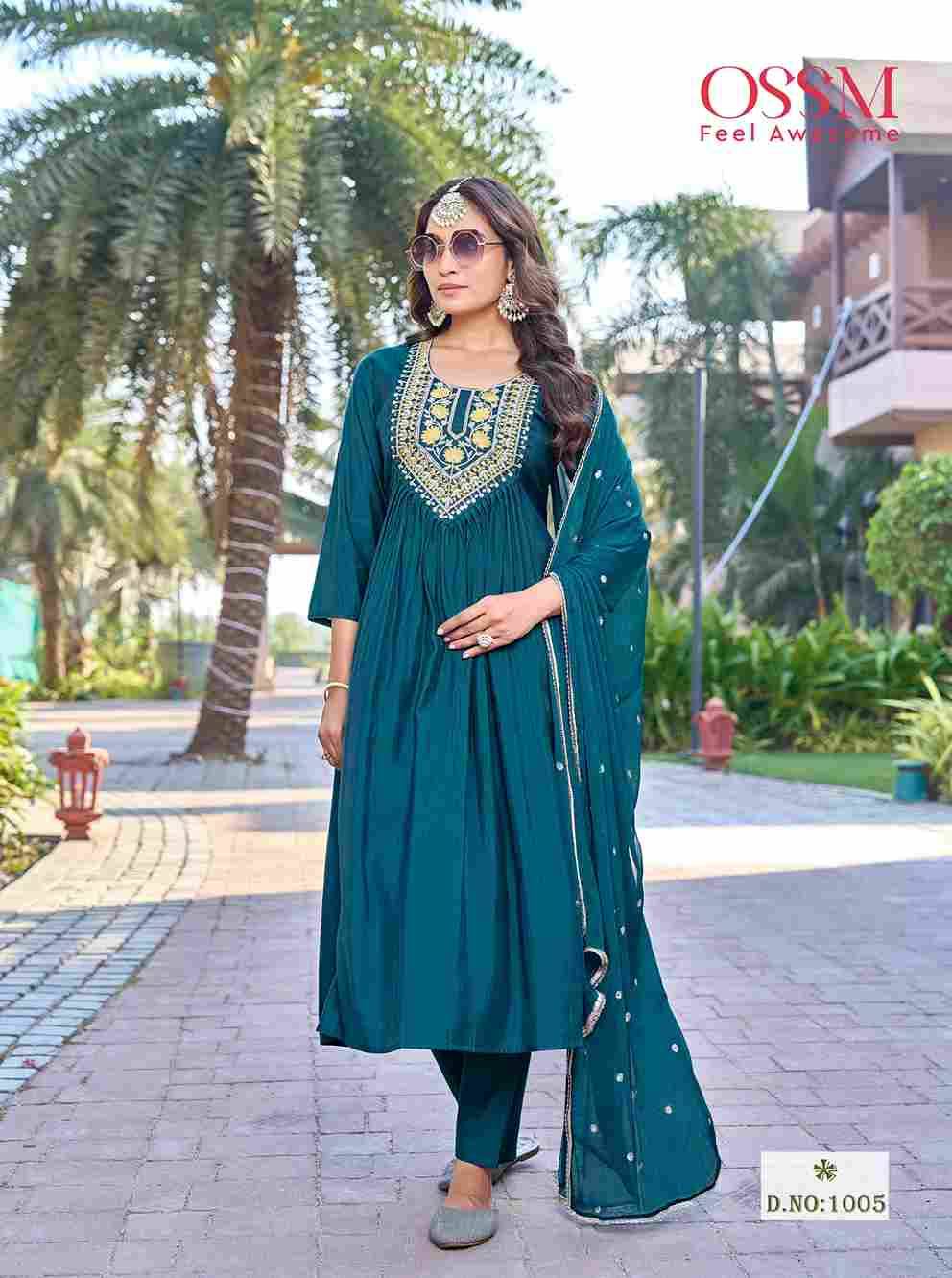 Rutbaa By Ossm 1001 To 1006 Series Beautiful Stylish Festive Suits Fancy Colorful Casual Wear & Ethnic Wear & Ready To Wear Pure Viscose Silk Dresses At Wholesale Price