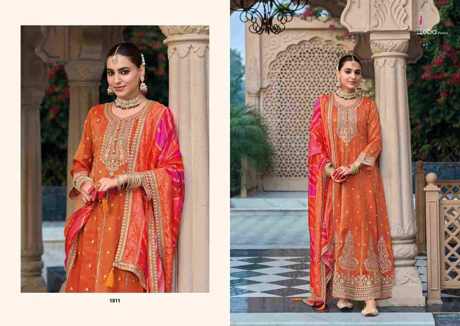 Shringar By Eba Lifestyle 1810 To 1812 Series Designer Stylish Fancy Colorful Beautiful Party Wear & Ethnic Wear Collection Simmer Gowns With Dupatta At Wholesale Price