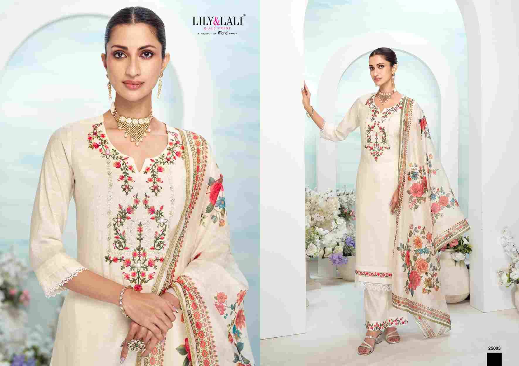 Mishka By Lily And Lali 25001 To 25006 Series Beautiful Festive Suits Colorful Stylish Fancy Casual Wear & Ethnic Wear Viscose Silk Dresses At Wholesale Price