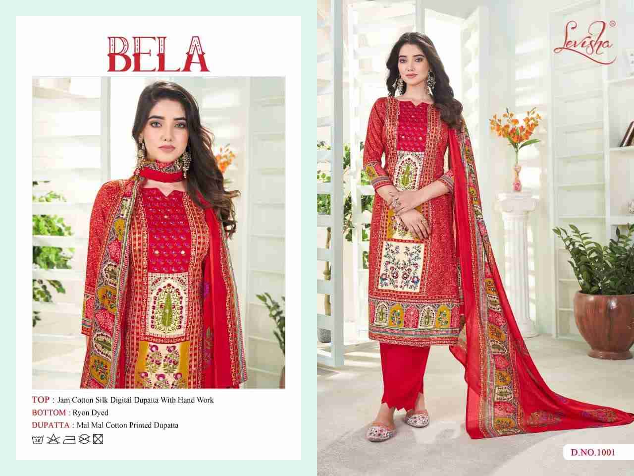 Bela By Levisha 1001 To 1004 Series Festive Suits Beautiful Fancy Colorful Stylish Party Wear & Occasional Wear Jam Cotton Silk Dresses At Wholesale Price