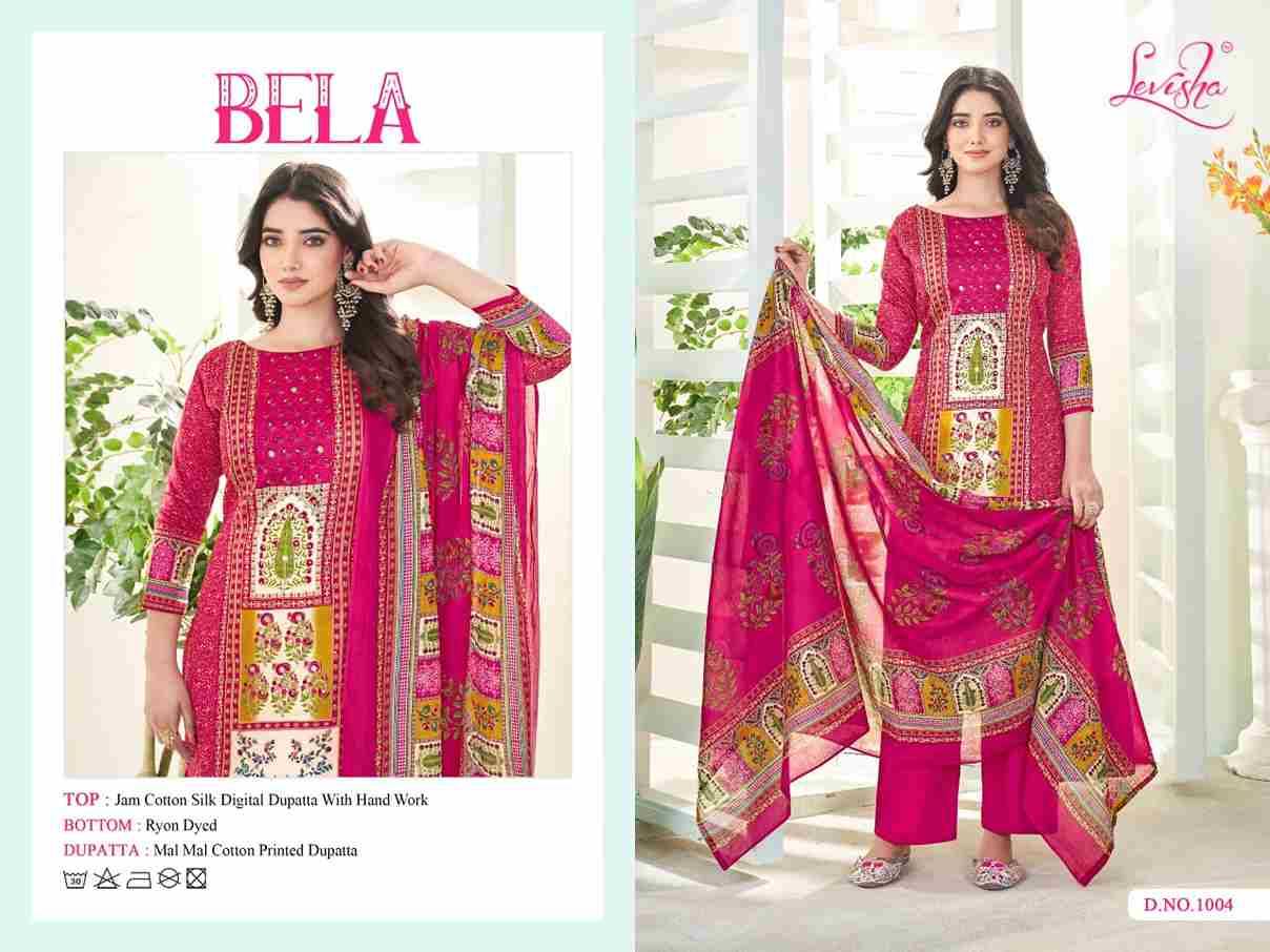 Bela By Levisha 1001 To 1004 Series Festive Suits Beautiful Fancy Colorful Stylish Party Wear & Occasional Wear Jam Cotton Silk Dresses At Wholesale Price