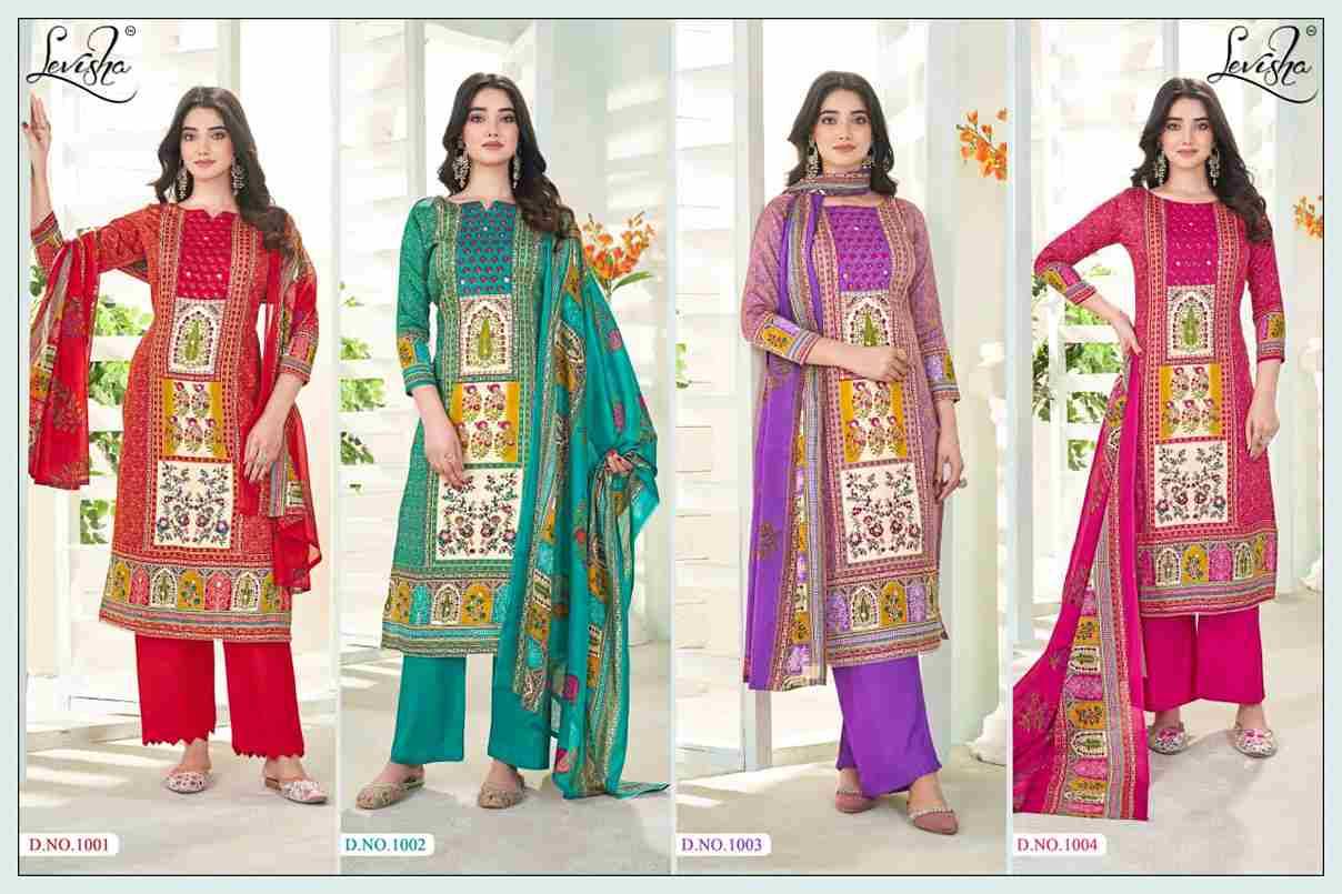 Bela By Levisha 1001 To 1004 Series Festive Suits Beautiful Fancy Colorful Stylish Party Wear & Occasional Wear Jam Cotton Silk Dresses At Wholesale Price