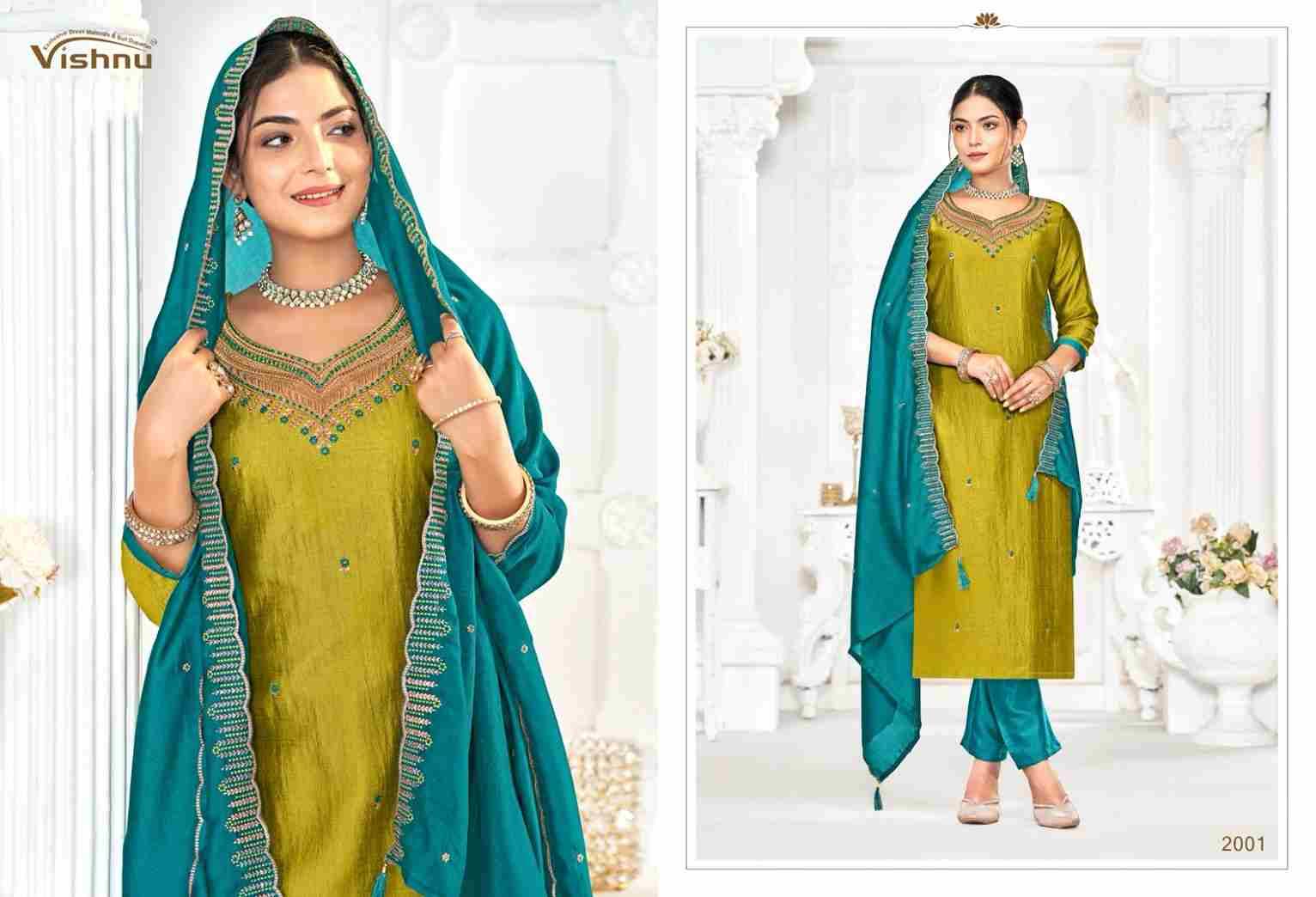 Shivani By Vishnu 2001 To 2012 Series Beautiful Stylish Festive Suits Fancy Colorful Casual Wear & Ethnic Wear & Ready To Wear Vichitra Silk Dresses At Wholesale Price