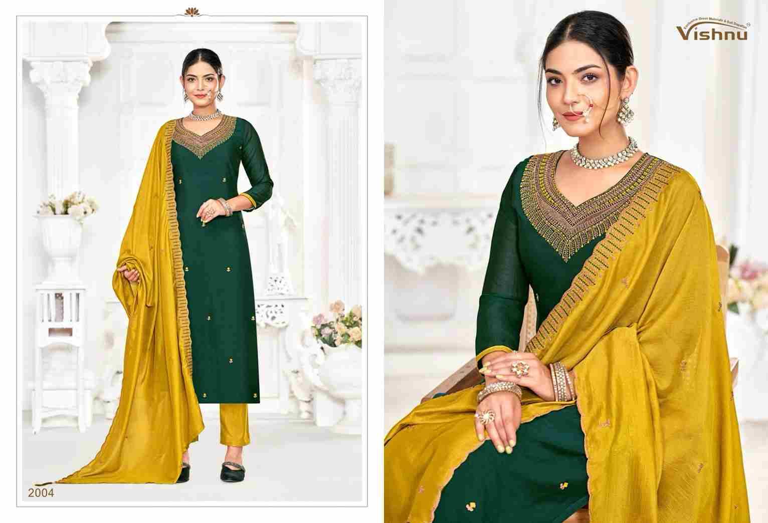 Shivani By Vishnu 2001 To 2012 Series Beautiful Stylish Festive Suits Fancy Colorful Casual Wear & Ethnic Wear & Ready To Wear Vichitra Silk Dresses At Wholesale Price