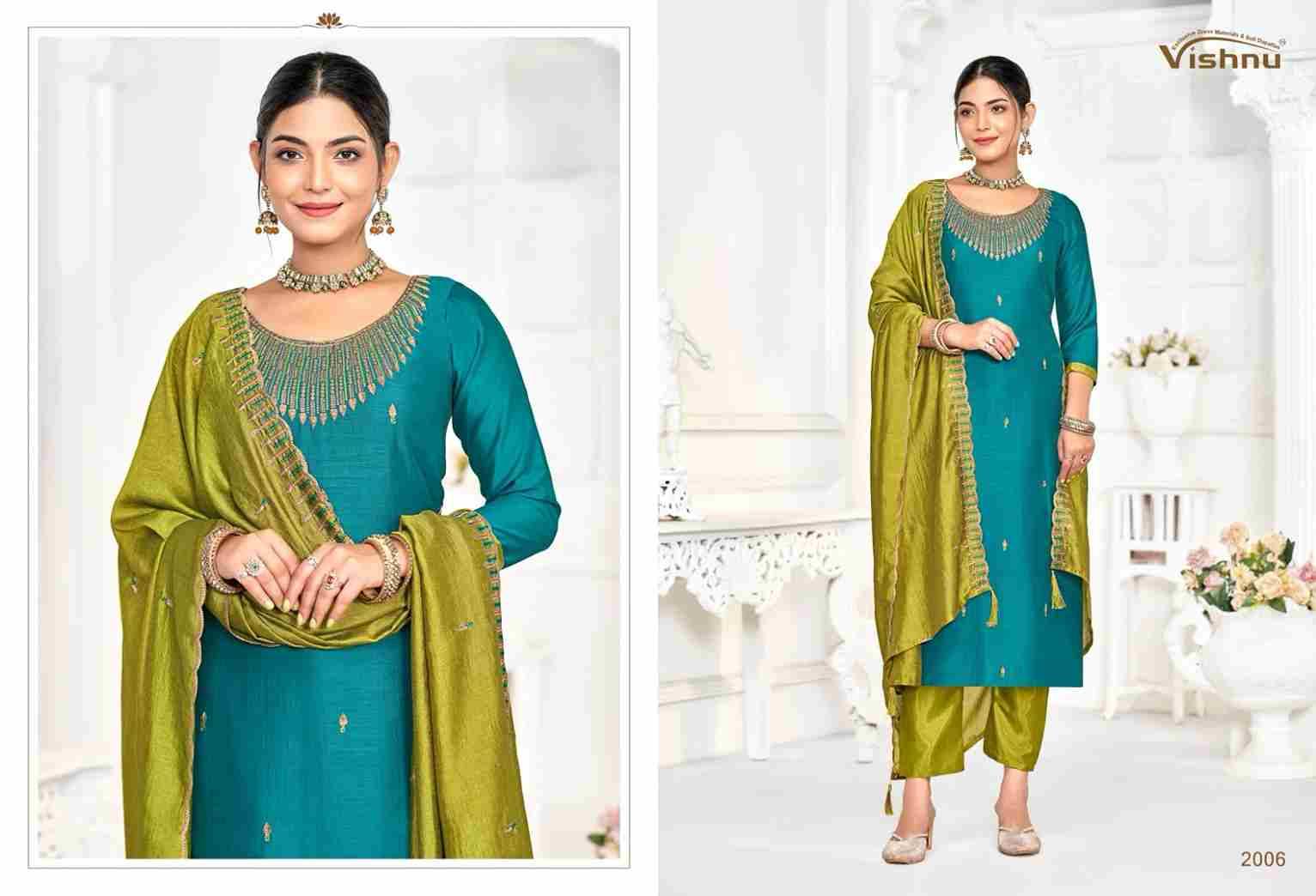 Shivani By Vishnu 2001 To 2012 Series Beautiful Stylish Festive Suits Fancy Colorful Casual Wear & Ethnic Wear & Ready To Wear Vichitra Silk Dresses At Wholesale Price