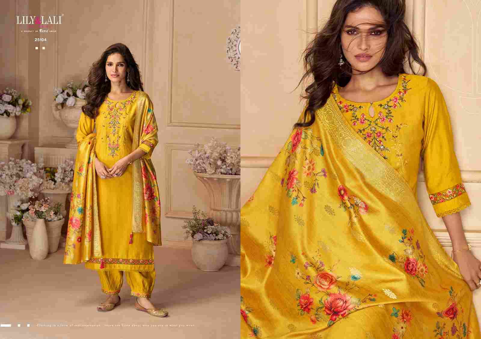 Khwab By Lily And Lali 25101 To 25106 Series Beautiful Festive Suits Colorful Stylish Fancy Casual Wear & Ethnic Wear Viscose Organza Dresses At Wholesale Price