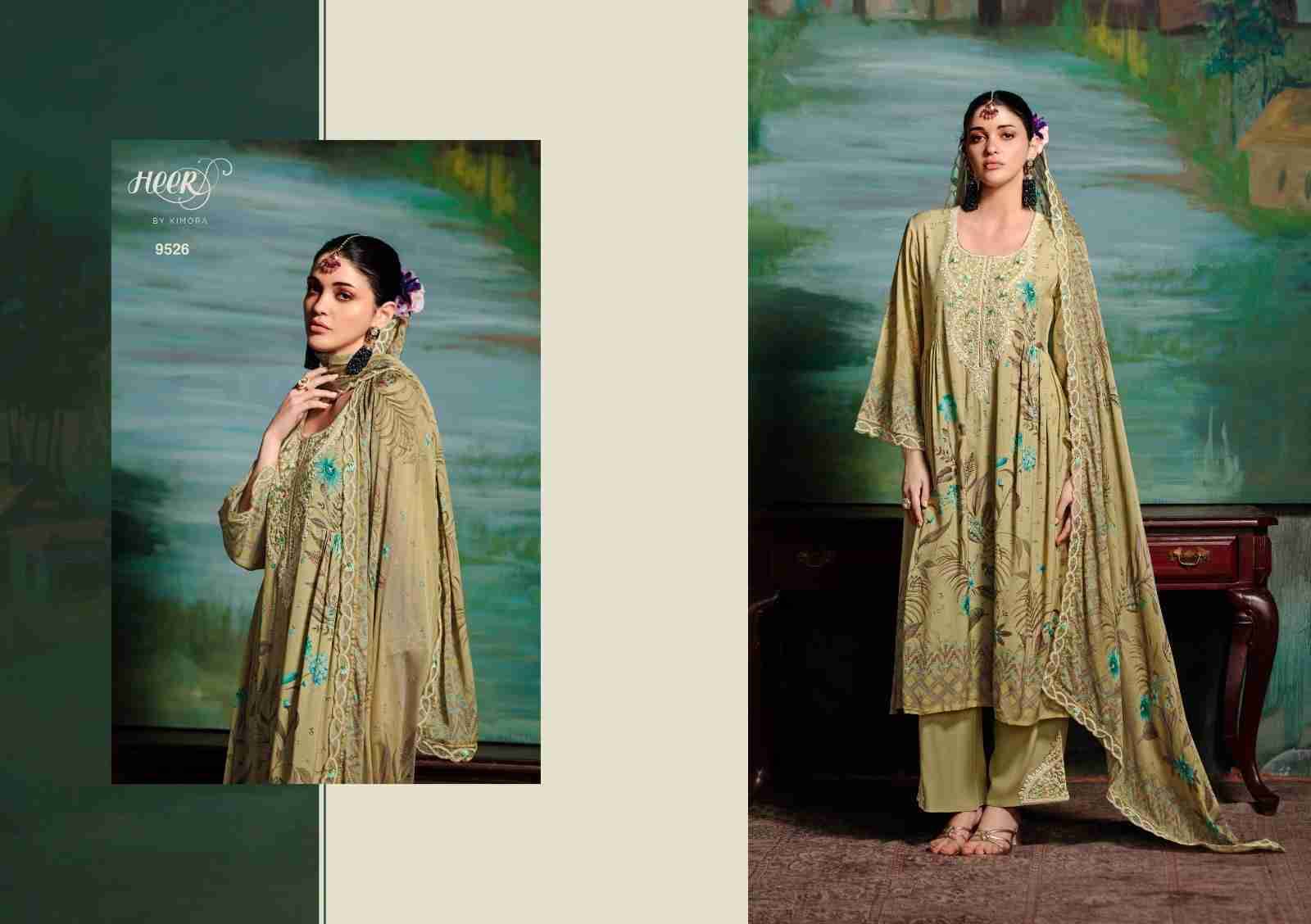 Shehzaadi By Kimora Fashion 9521 To 9526 Series Designer Festive Suits Collection Beautiful Stylish Fancy Colorful Party Wear & Occasional Wear Pure Muslin Dresses At Wholesale Price