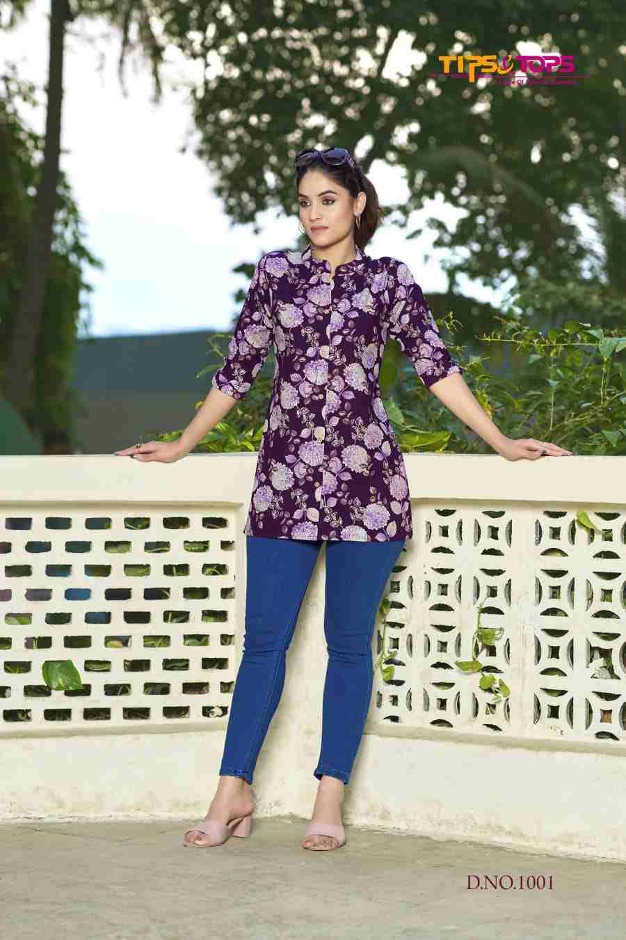 Cotton Shorties Vol-6 By Tips And Tops 1001 To 1006 Series Designer Stylish Fancy Colorful Beautiful Party Wear & Ethnic Wear Collection Premium Cotton Tops At Wholesale Price