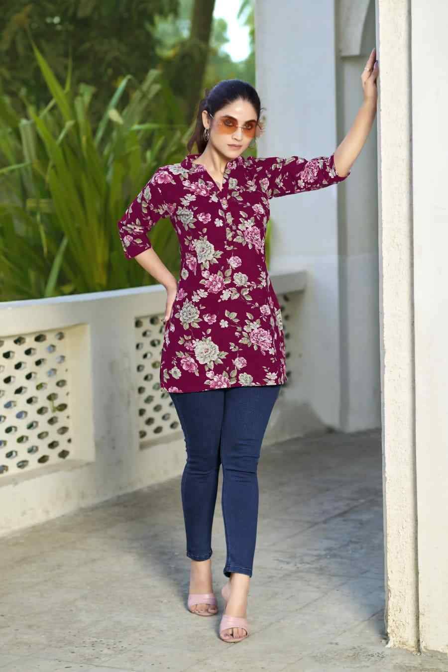 Cotton Shorties Vol-6 By Tips And Tops 1001 To 1006 Series Designer Stylish Fancy Colorful Beautiful Party Wear & Ethnic Wear Collection Premium Cotton Tops At Wholesale Price