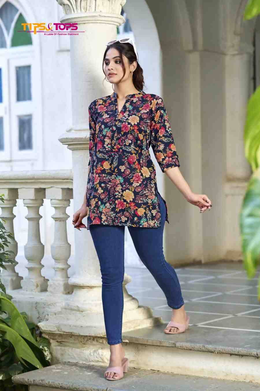 Cotton Shorties Vol-6 By Tips And Tops 1001 To 1006 Series Designer Stylish Fancy Colorful Beautiful Party Wear & Ethnic Wear Collection Premium Cotton Tops At Wholesale Price