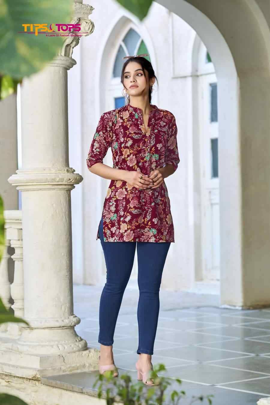 Cotton Shorties Vol-6 By Tips And Tops 1001 To 1006 Series Designer Stylish Fancy Colorful Beautiful Party Wear & Ethnic Wear Collection Premium Cotton Tops At Wholesale Price