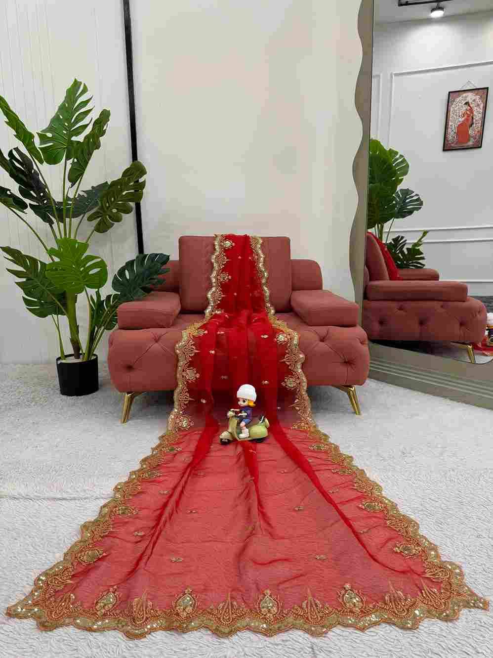 K-568 By Fashid Wholesale Indian Traditional Wear Collection Beautiful Stylish Fancy Colorful Party Wear & Occasional Wear Organza Silk Sarees At Wholesale Price