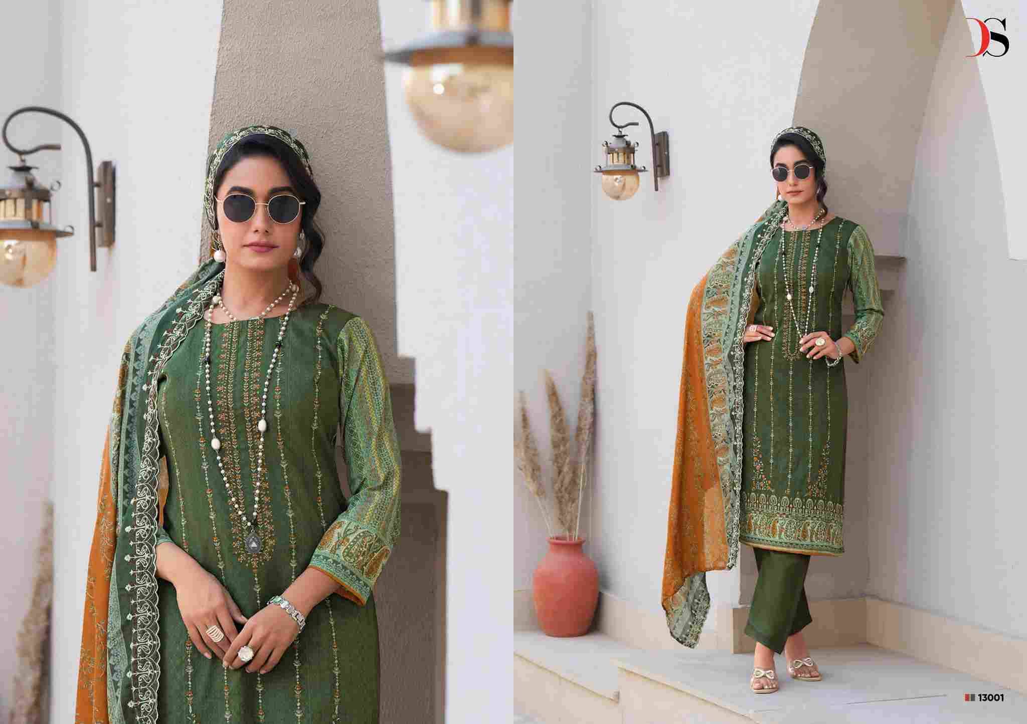 Bin Saeed Vol-13 By Deepsy Suits 13001 To 13008 Series Designer Pakistani Suits Beautiful Stylish Fancy Colorful Party Wear & Occasional Wear Pure Cotton Dresses At Wholesale Price