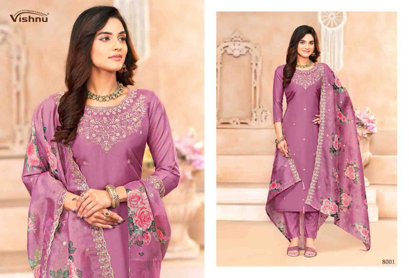 Sajada By Vishnu 8001 To 8012 Series Beautiful Stylish Festive Suits Fancy Colorful Casual Wear & Ethnic Wear & Ready To Wear Simmer Dresses At Wholesale Price