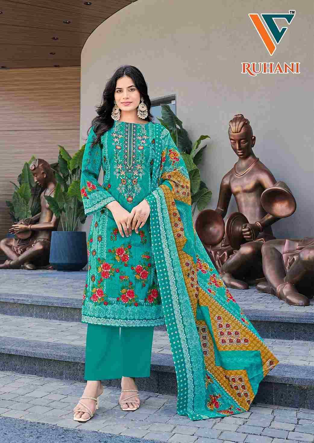 Ruhani Vol-26 By Vandana Creation 2601 To 2608 Series Beautiful Festive Suits Stylish Fancy Colorful Casual Wear & Ethnic Wear Cotton Print Dresses At Wholesale Price