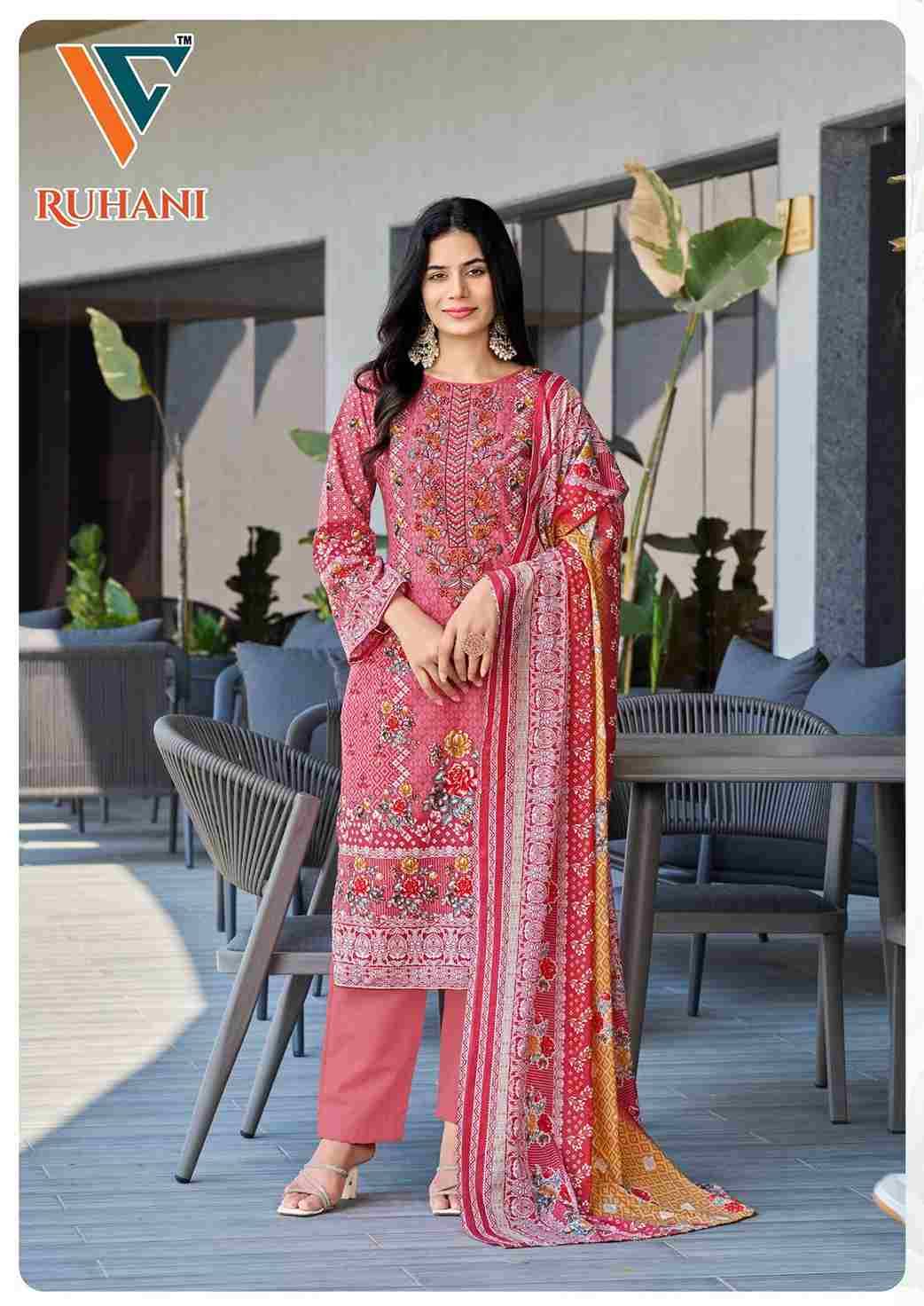 Ruhani Vol-26 By Vandana Creation 2601 To 2608 Series Beautiful Festive Suits Stylish Fancy Colorful Casual Wear & Ethnic Wear Cotton Print Dresses At Wholesale Price