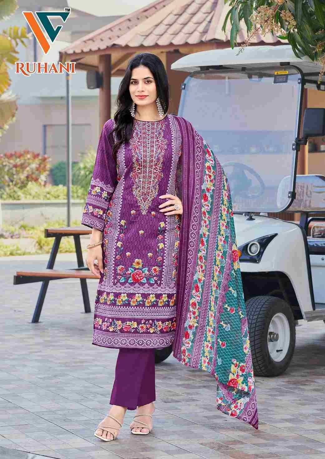 Ruhani Vol-26 By Vandana Creation 2601 To 2608 Series Beautiful Festive Suits Stylish Fancy Colorful Casual Wear & Ethnic Wear Cotton Print Dresses At Wholesale Price