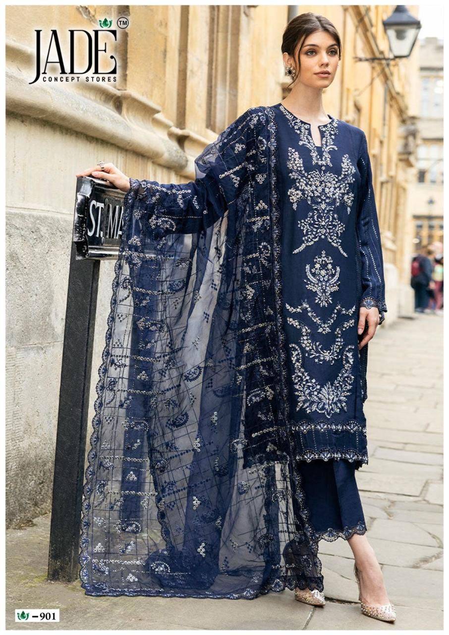 Crimson Exclusive Collection Vol-9 By Jade 901 To 906 Series Beautiful Suits Stylish Colorful Fancy Casual Wear & Ethnic Wear Pure Heavy Lawn Print Dresses At Wholesale Price