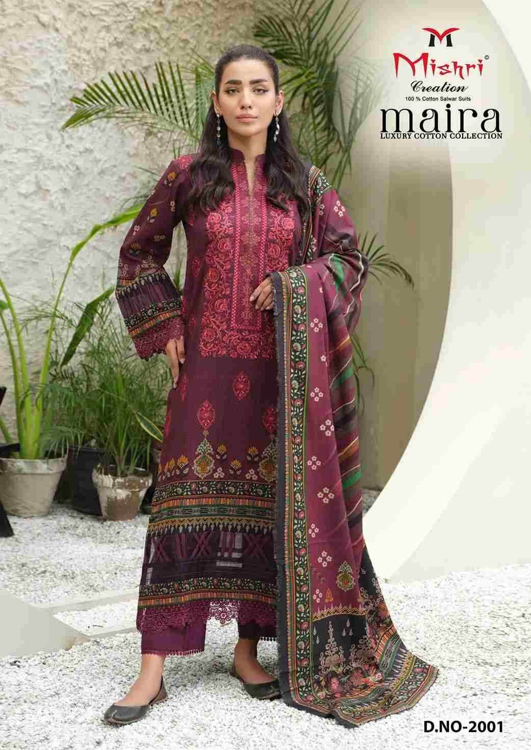 Maira Vol-2 By Mishri 2001 To 2006 Series Beautiful Suits Stylish Colorful Fancy Casual Wear & Ethnic Wear Heavy Cotton Print Dresses At Wholesale Price