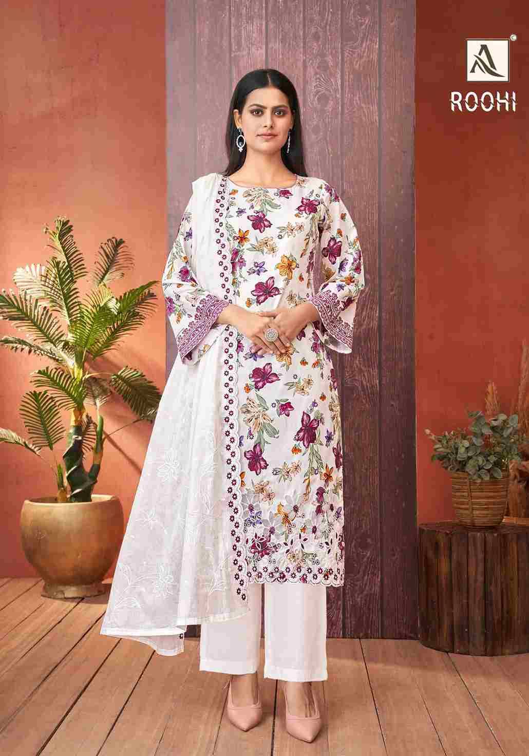 Roohi By Alok Suits 1644-001 To 1644-006 Series Beautiful Festive Suits Colorful Stylish Fancy Casual Wear & Ethnic Wear Pure Cambric Cotton Printed Dresses At Wholesale Price