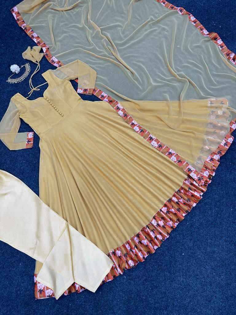 K-1363 By Fashid Wholesale 01 To 02 Series Beautiful Festive Suits Colorful Stylish Fancy Casual Wear & Ethnic Wear Faux Georgette Dresses At Wholesale Price