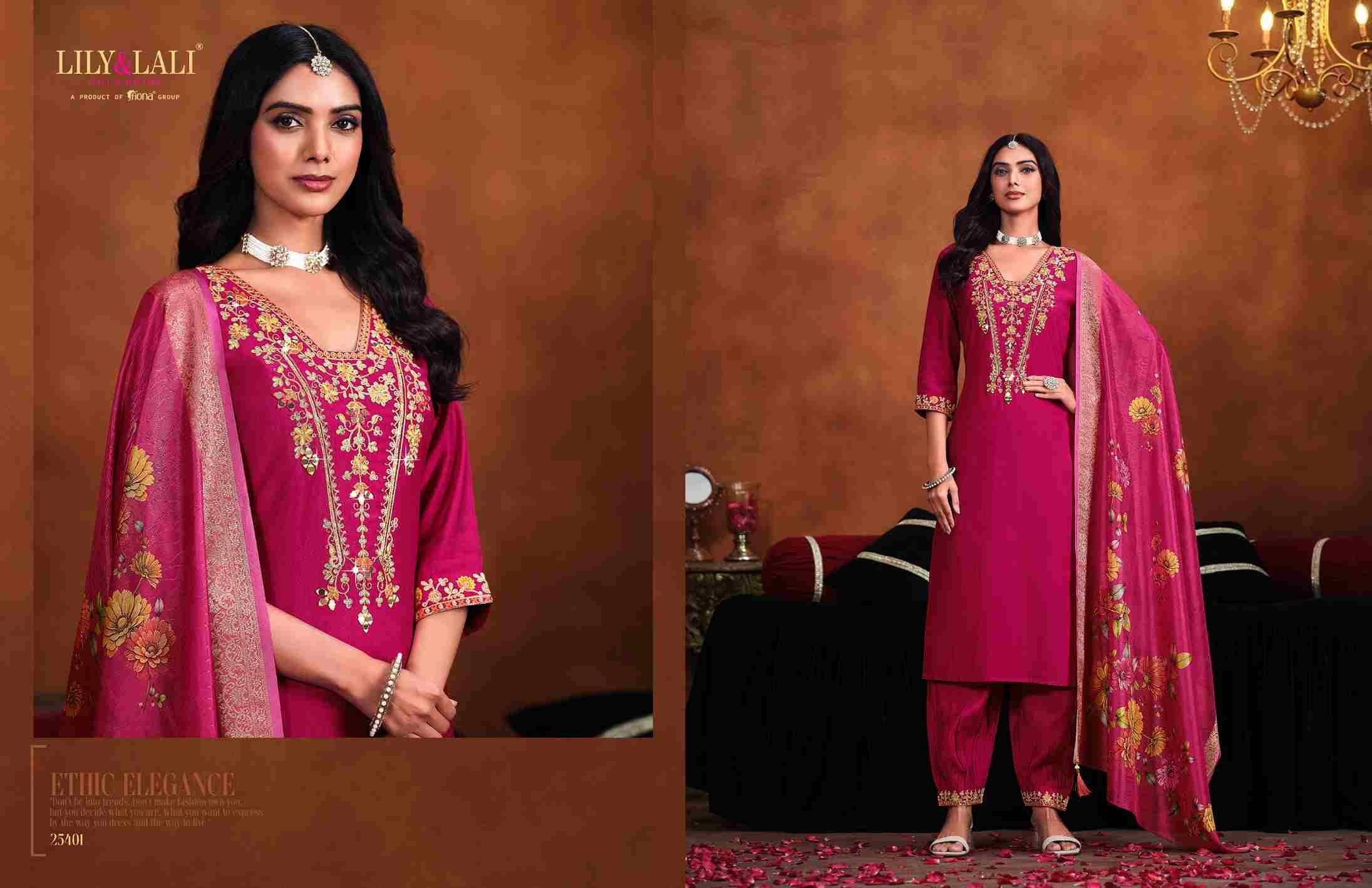 Mirror By Lily And Lali 25401 To 25406 Series Beautiful Festive Suits Colorful Stylish Fancy Casual Wear & Ethnic Wear Viscose Dresses At Wholesale Price